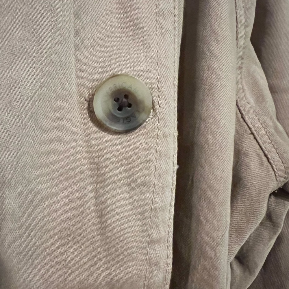 AE Dreamy Drape Tan Trench Coat Size XL - Picture 6 of 10